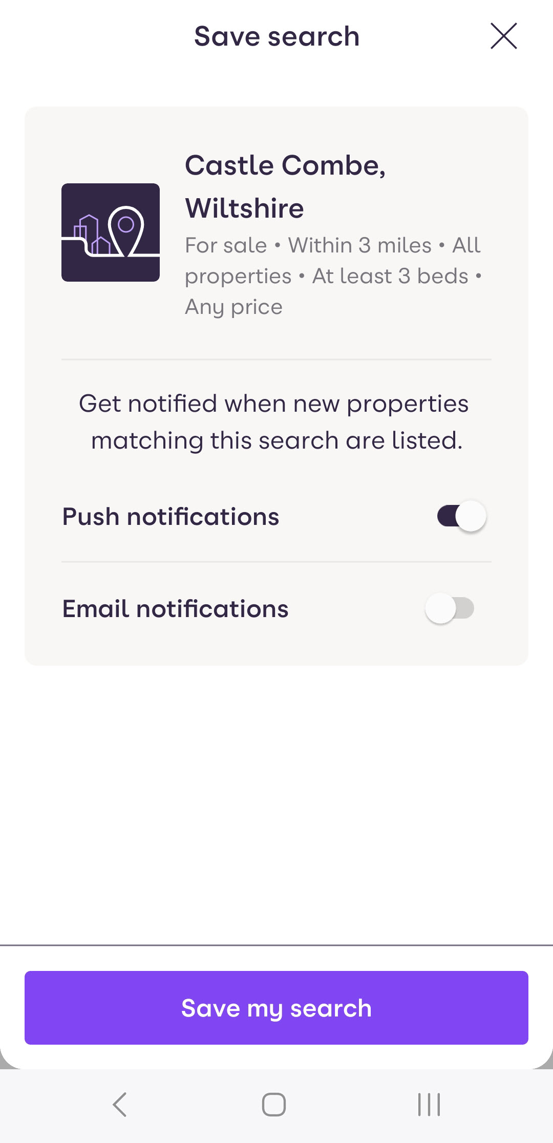 Create email alert and save this search App.jpg